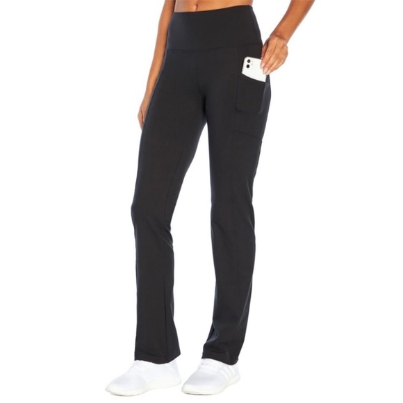 NWT Marika Flare Yoga Pant With Side Pockets Size XL in Black New With Tags. - Picture 13 of 16